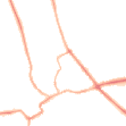 Night-time road noise heatmap for YO7 1AQ