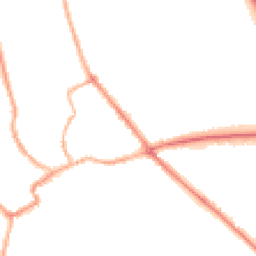 Night-time road noise heatmap for YO7 1AW