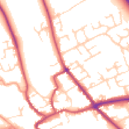 Daytime road noise heatmap for YO7 1AX