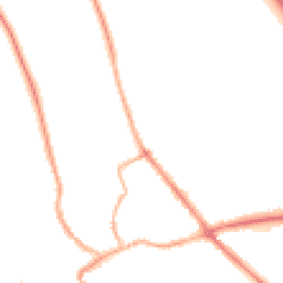Night-time road noise heatmap for YO7 1AX