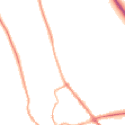 Night-time road noise heatmap for YO7 1AZ