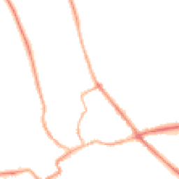 Night-time road noise heatmap for YO7 1BD