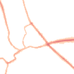 Night-time road noise heatmap for YO7 1BP