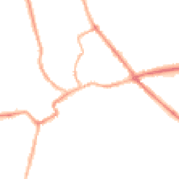 Night-time road noise heatmap for YO7 1BT