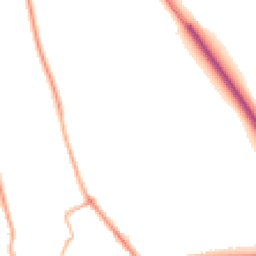 Night-time road noise heatmap for YO7 1BU