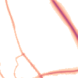 Night-time road noise heatmap for YO7 1BX