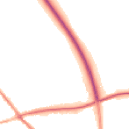 Night-time road noise heatmap for YO7 1BY