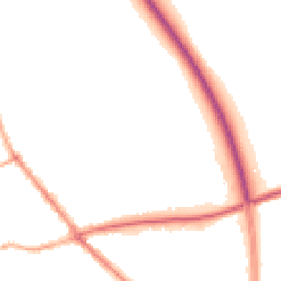 Night-time road noise heatmap for YO7 1BZ