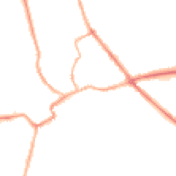 Night-time road noise heatmap for YO7 1DA