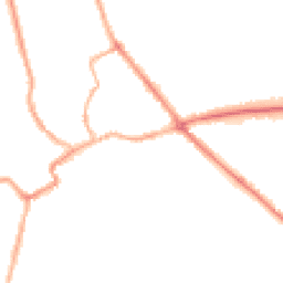 Night-time road noise heatmap for YO7 1DD