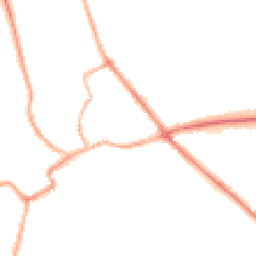 Night-time road noise heatmap for YO7 1DE