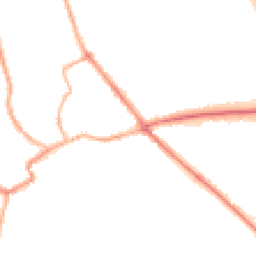 Night-time road noise heatmap for YO7 1DF