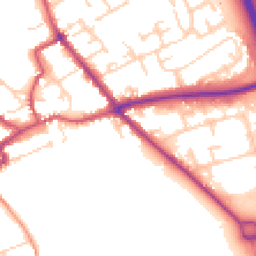 Daytime road noise heatmap for YO7 1DG