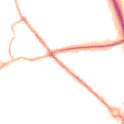 Night-time road noise heatmap for YO7 1DQ