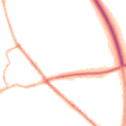Night-time road noise heatmap for YO7 1DR