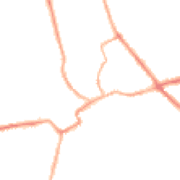 Night-time road noise heatmap for YO7 1EZ