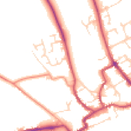 Daytime road noise heatmap for YO7 1GS