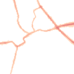 Night-time road noise heatmap for YO7 1LJ