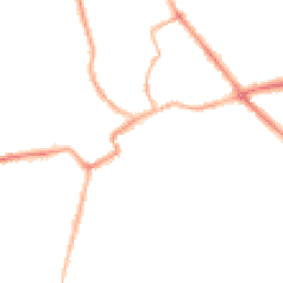 Night-time road noise heatmap for YO7 1LU