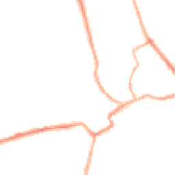 Night-time road noise heatmap for YO7 1PN