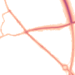 Night-time road noise heatmap for YO7 1SS