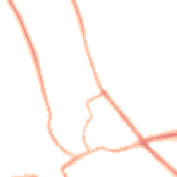 Night-time road noise heatmap for YO7 1SX