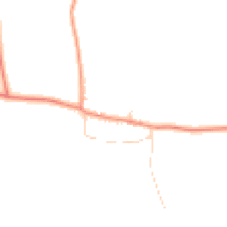 Daytime road noise heatmap for YO7 2BR