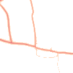 Daytime road noise heatmap for YO7 2BS