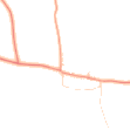 Daytime road noise heatmap for YO7 2DA