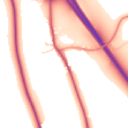 Daytime road noise heatmap for YO7 2LZ