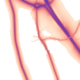 Daytime road noise heatmap for YO7 2ND