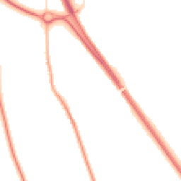 Night-time road noise heatmap for YO7 2NH