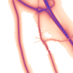 Daytime road noise heatmap for YO7 2NZ