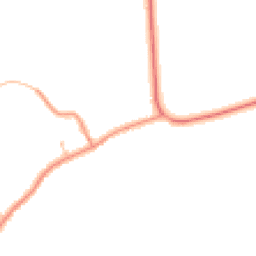 Daytime road noise heatmap for YO7 2PF