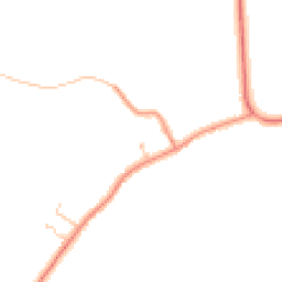 Daytime road noise heatmap for YO7 2PP