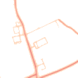 Daytime road noise heatmap for YO7 3DS