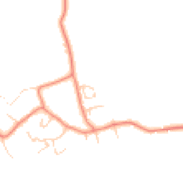 Daytime road noise heatmap for YO7 3FD