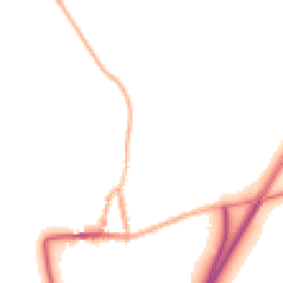 Night-time road noise heatmap for YO7 3FS