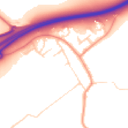 Daytime road noise heatmap for YO7 3GG