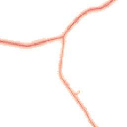 Daytime road noise heatmap for YO7 3GP