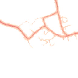 Daytime road noise heatmap for YO7 3HA