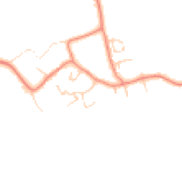 Daytime road noise heatmap for YO7 3HD