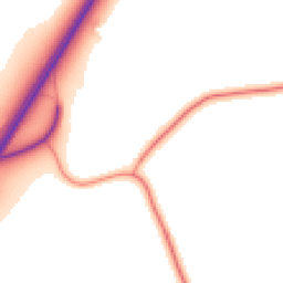 Daytime road noise heatmap for YO7 3HP