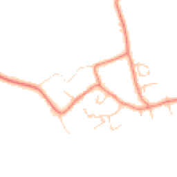 Daytime road noise heatmap for YO7 3HT