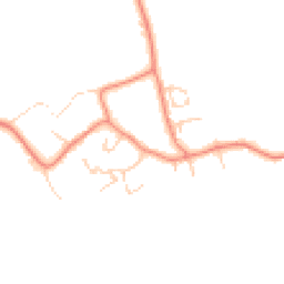 Daytime road noise heatmap for YO7 3HY