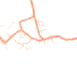 Daytime road noise heatmap for YO7 3JR