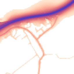 Daytime road noise heatmap for YO7 3JS