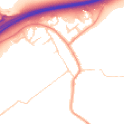 Daytime road noise heatmap for YO7 3LJ