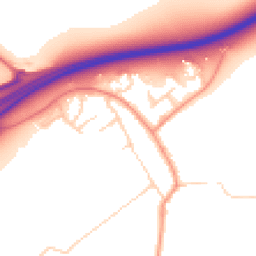 Daytime road noise heatmap for YO7 3LL