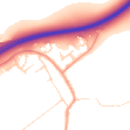 Daytime road noise heatmap for YO7 3LT